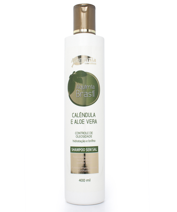 Shampoo Calêndula e Aloe Vera Alquimia Brasil 400ml