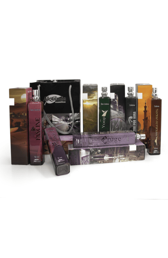 Kit Colônias Smell Premium Alquimia Cosméticos