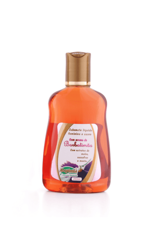 Sabonete Líquido Feminino e Suave com Aroma de Barbatimão 250ml