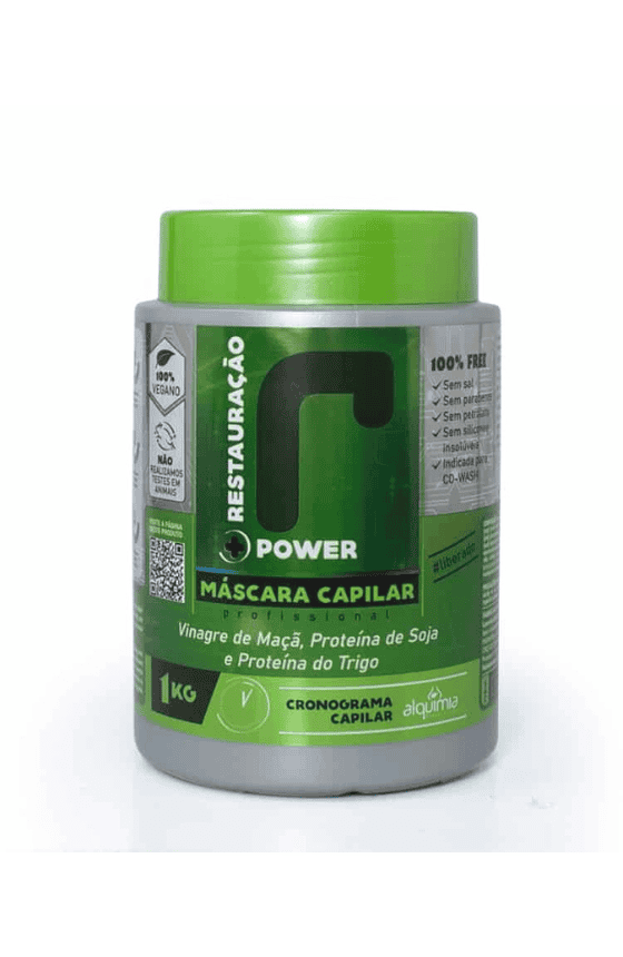 Máscara Cronograma Capilar Restauração + Power Alquimia Professional 1kg